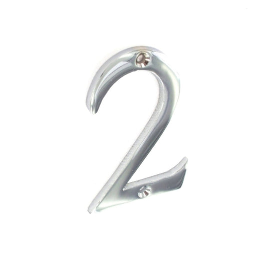 Securit Chrome Numeral 75mm