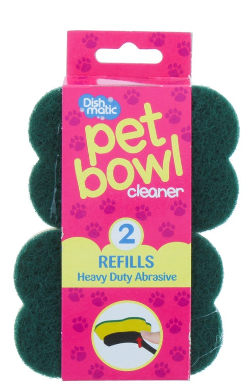 Dishmatic Pet Bowl Cleaner Sponge Refills