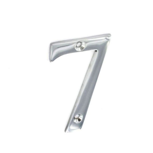 Securit Chrome Numeral 75mm