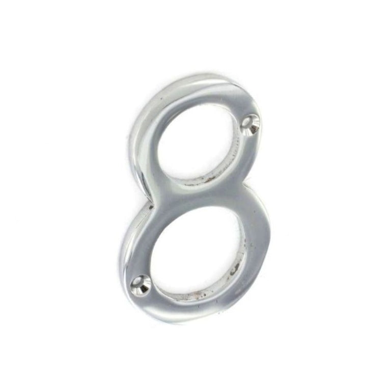 Securit Chrome Numeral 75mm