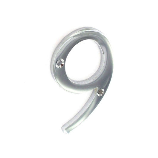 Securit Chrome Numeral 75mm