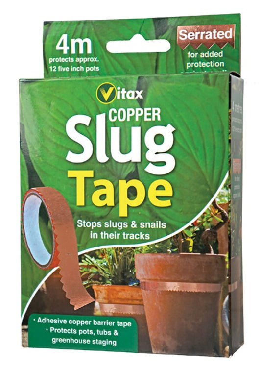Vitax Copper Slug Tape Clip Strip of 12