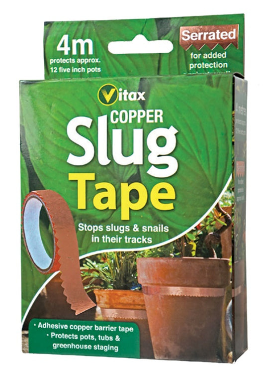 Vitax Copper Slug Tape Clip Strip of 12 4m