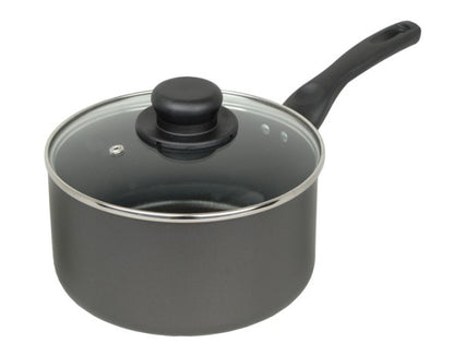 Mtk Housewares Sauce Pan & Glass Lid Non Stick