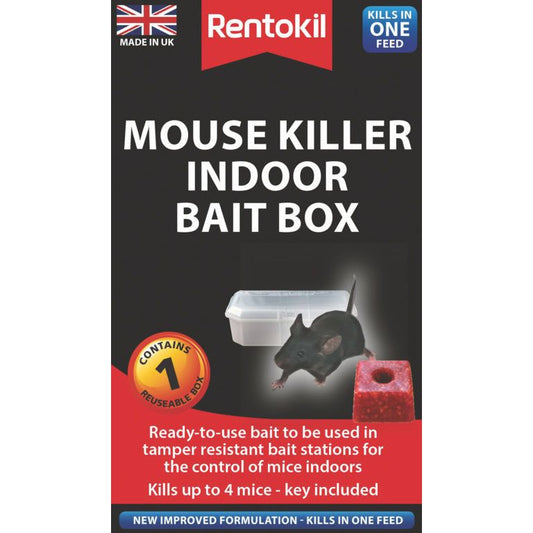 Caja de cebo para matar ratones Rentokil