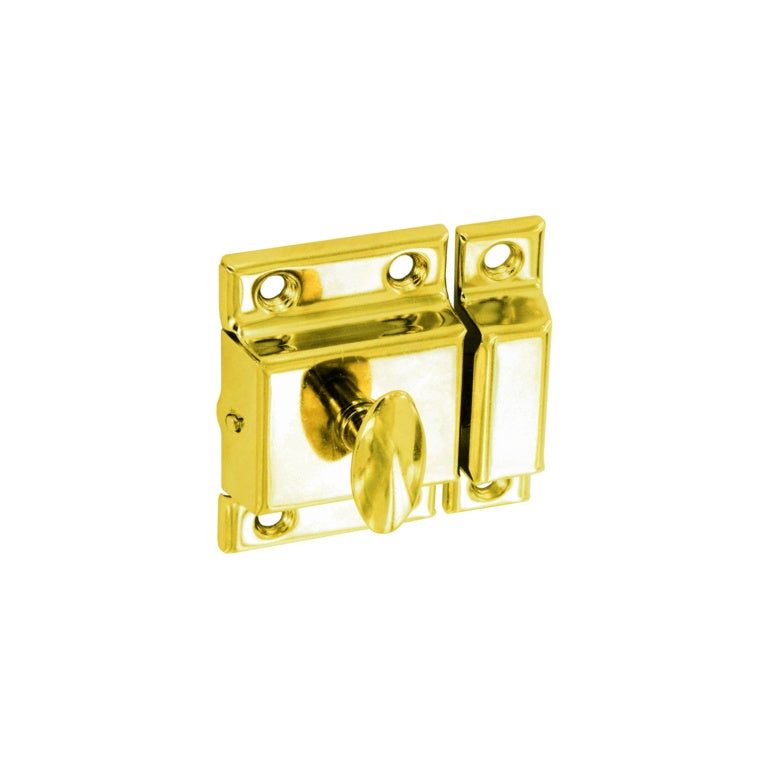 Securit Cupboard Turn Brass Plated