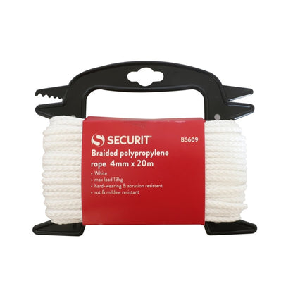 Securit Braided Polypropylene White Rope