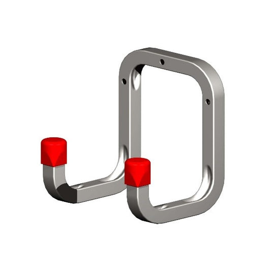 Securit Galvanised Square Double Wall Hook