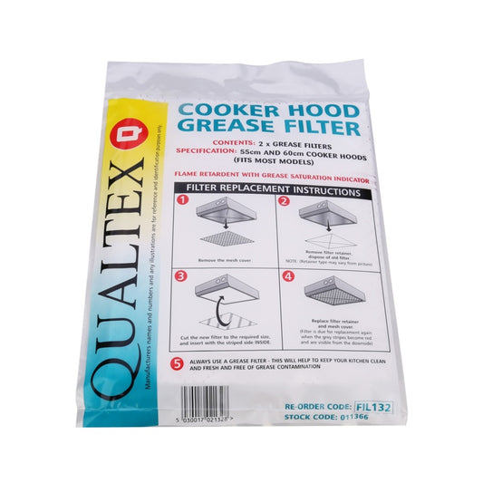 Qualtex Cooker Hood Grease Filters