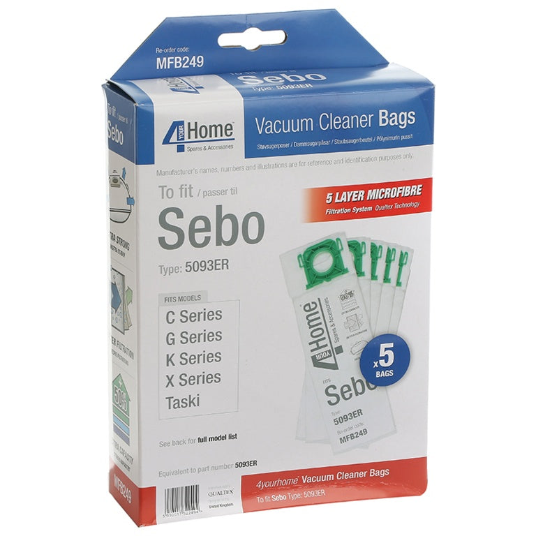 Qualtex Microfibre Bags Sebo Series 5
