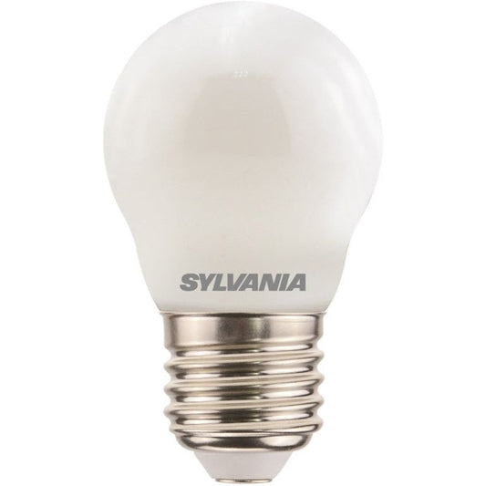 Sylvania LED Retro Ball Lamp Satin 470 Lumen E27 ES