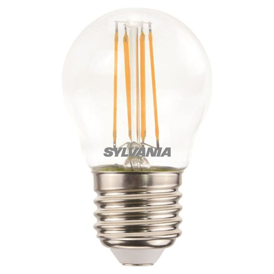 Sylvania LED Retro Ball Lamp Clear 470 Lumen E27 ES