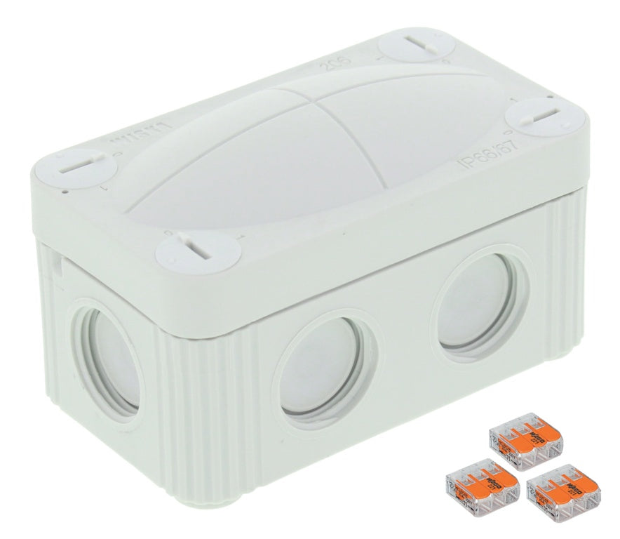 Caja De Conexiones Wiska Combi 206/3XWAGO