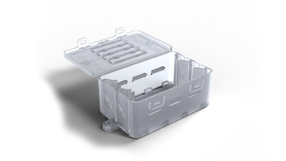 Wiska Konnektl T204 Clear Junction Box IP20