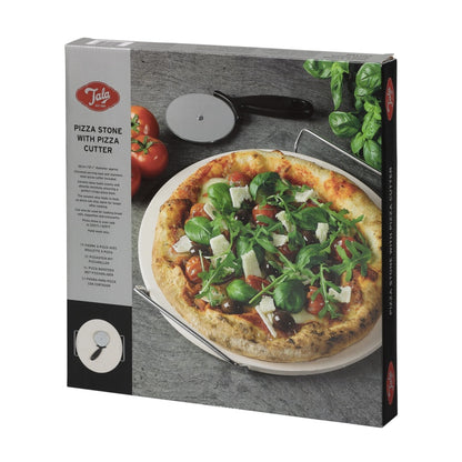 Tala Pizza Stone With Pizza Cutter 32cm