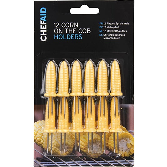 Tenedores de mazorca de maíz Chef Aid