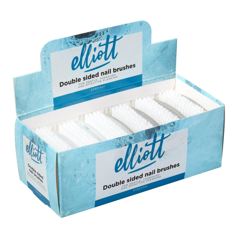 Elliott Double Sided Nail Brush Frosted