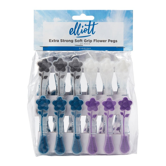 Elliott Soft Grip Flower Pegs