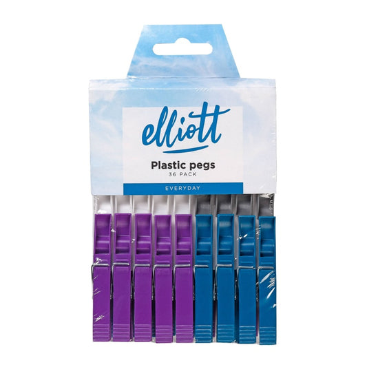 Elliott Plastic Pegs Pack 36