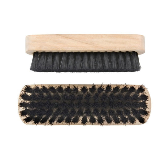 Brosses à chaussures noires en bois Elliott