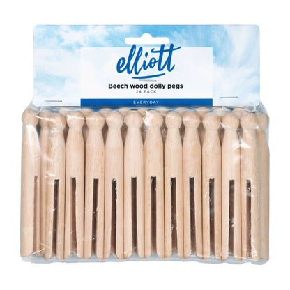 Elliott Beech Wood Dolly Pegs