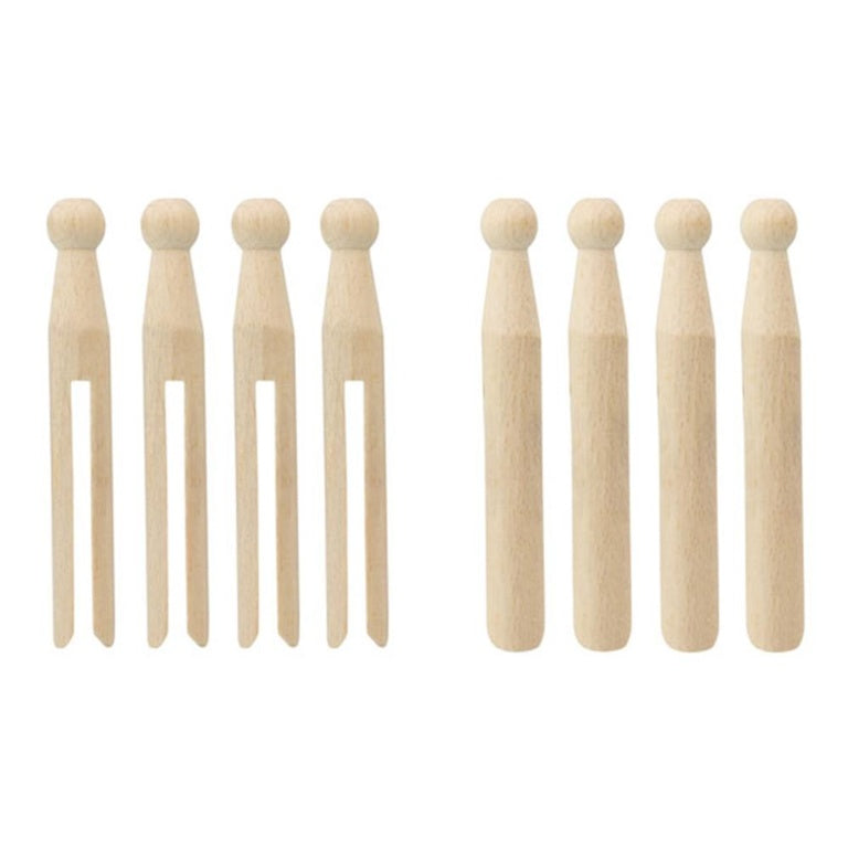 Elliott Beech Wood Dolly Pegs