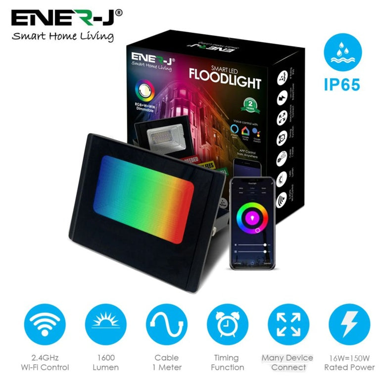 ENER-J Smart Wifi LED Floodlight