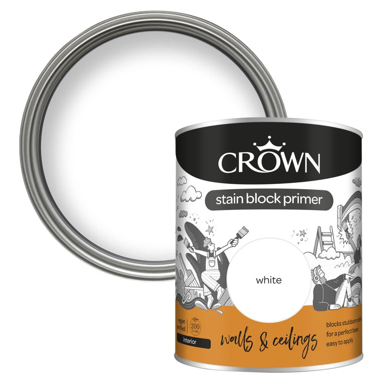 Crown Walls & Ceilings Stain Block Primer