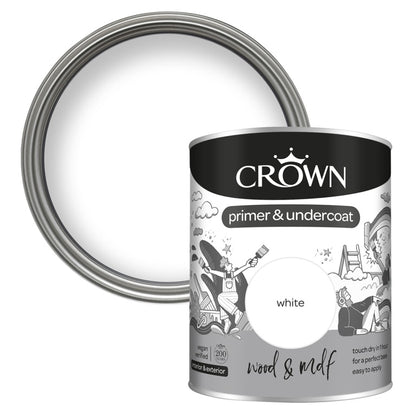 Imprimación y capa base para madera y MDF Crown