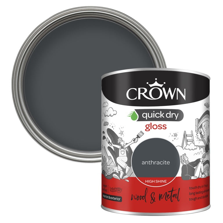 Crown Wood & Metal Quick Dry Gloss