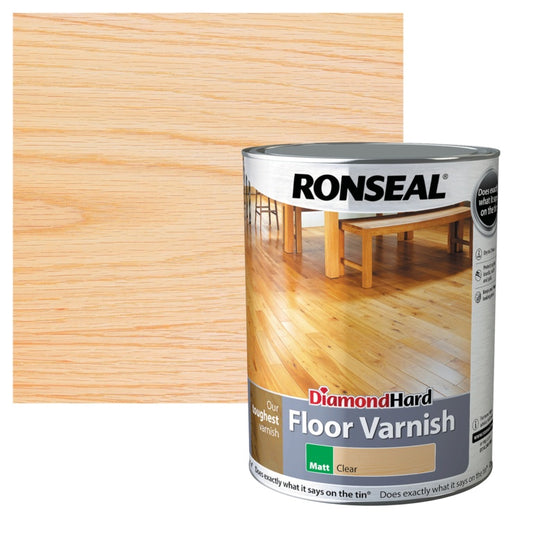 Barniz para suelos duros Ronseal Diamond 5L