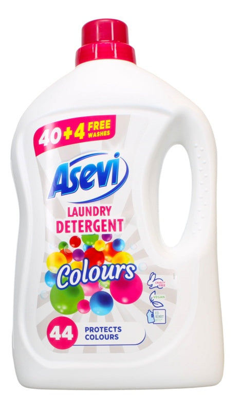 Asevi Laundry Detergent 40 Plus 4 Free Wash Colours