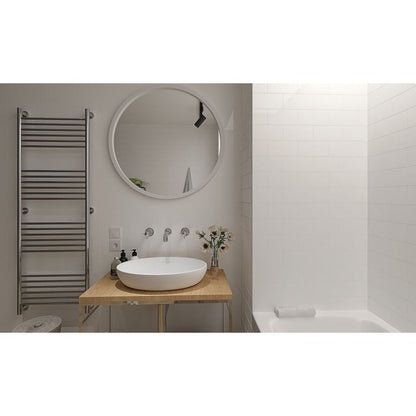 Golden Tile Metro Flat White Gloss Wall Tile