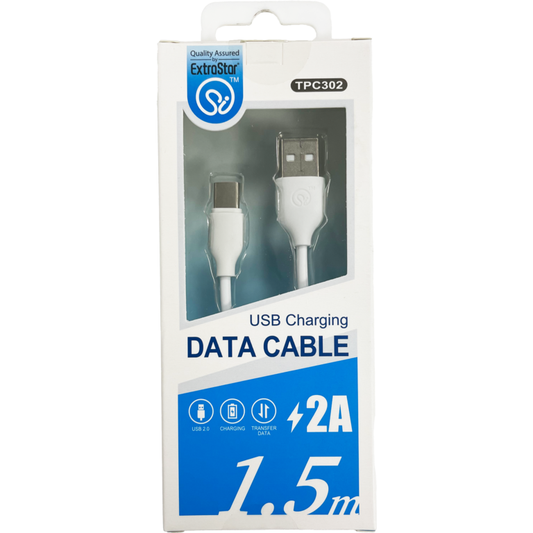 Extrastar Type C Charging Cable White
