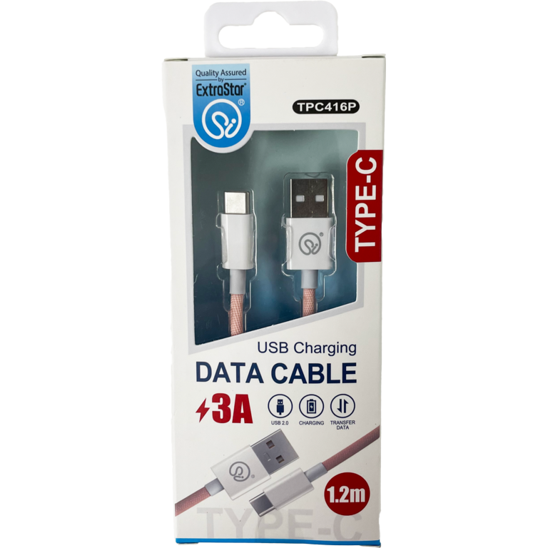 Cable de datos de carga Extrastar tipo C 1,2 m