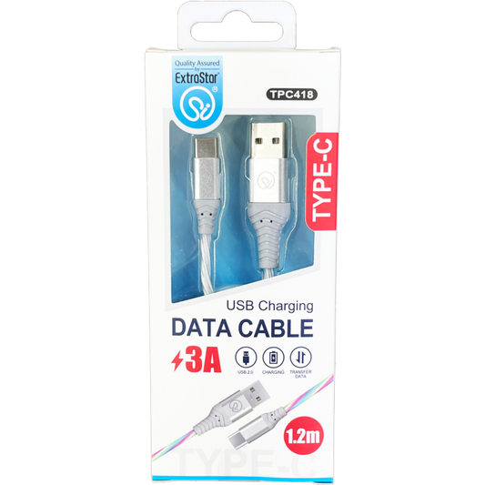 Extrastar Type C Charging Data Cable L/Up