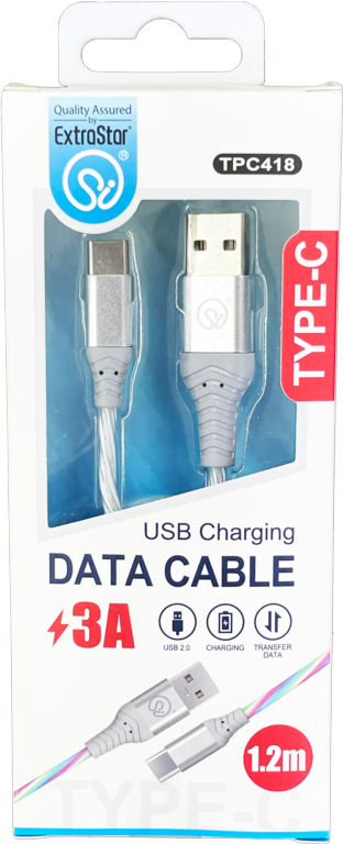 Extrastar Type C Charging Data Cable L/Up