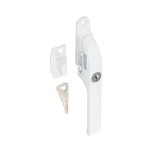 Securit Locking Casement Fastener White 125mm