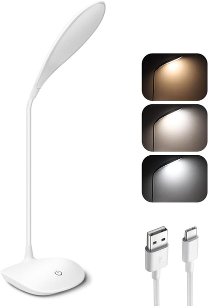 Extrastar Rechargable Dimmable Desk Lamp With Usb