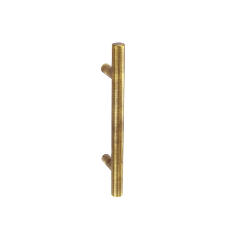 Securit Plain Bar Handle Antique Brass