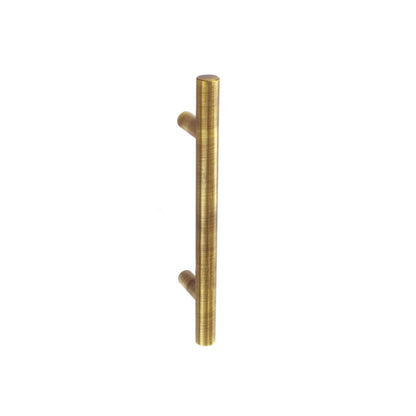 Securit Plain Bar Handle Antique Brass