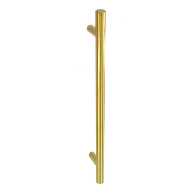 Securit Plain Bar Handle Satin Brass