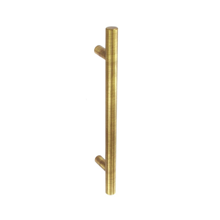 Securit Plain Bar Handle Antique Brass