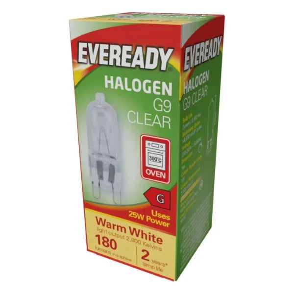 Lampe G9 pour four Eveready 240 V