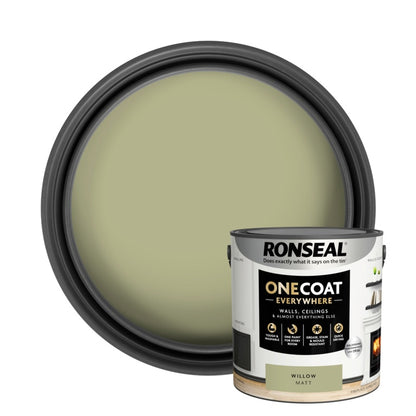 Ronseal Peinture mate One Coat Everywhere 2,5 L