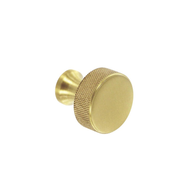 SMITHS Solid Brass Knurled Knob 32mm