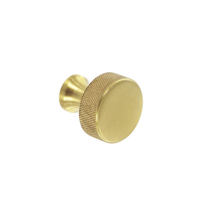 SMITHS Solid Brass Knurled Knob 32mm