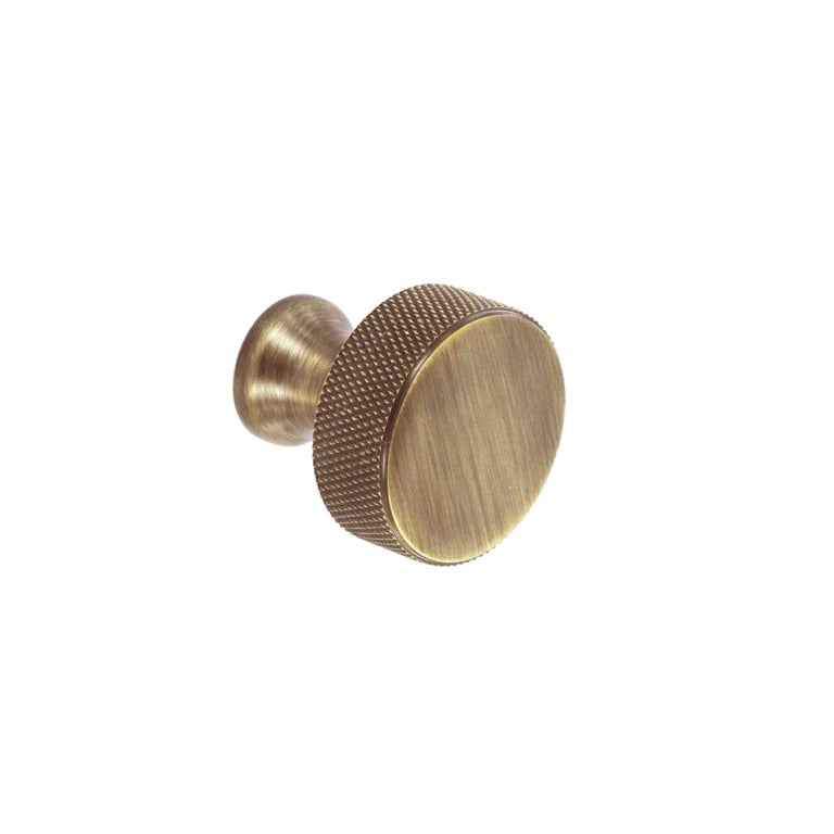 SMITHS Solid Brass Knurled Knob 32mm