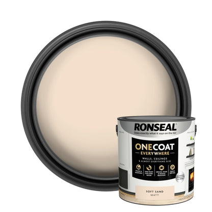 Pintura Ronseal One Coat Everywhere Mate 2,5 L