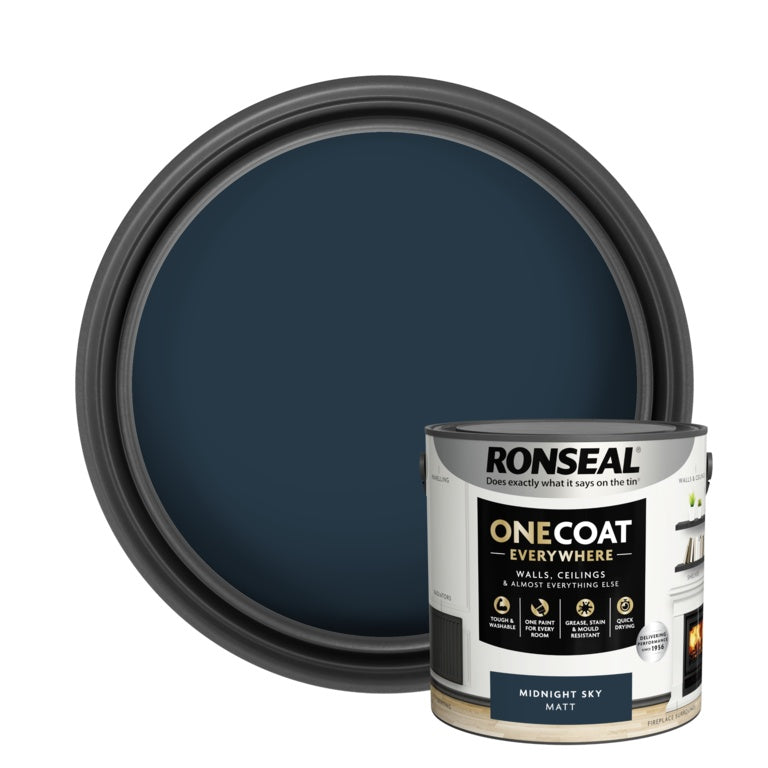 Ronseal One Coat Everywhere Matt  Paint 2.5L